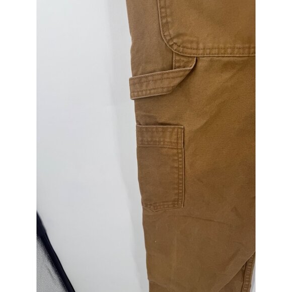 Wolverine Mens Carpenter Canvas Work Pants Size 32/30 Tan Brown Khaki Cotton - Picture 5 of 8